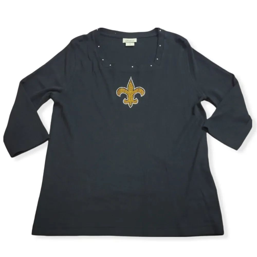 Distinct Fluer-de-lis blouse M